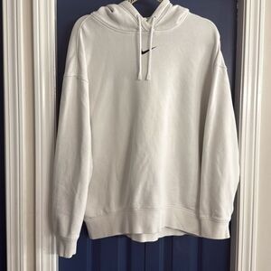 Nike Women’s Swoosh Club White Hoodie Size M